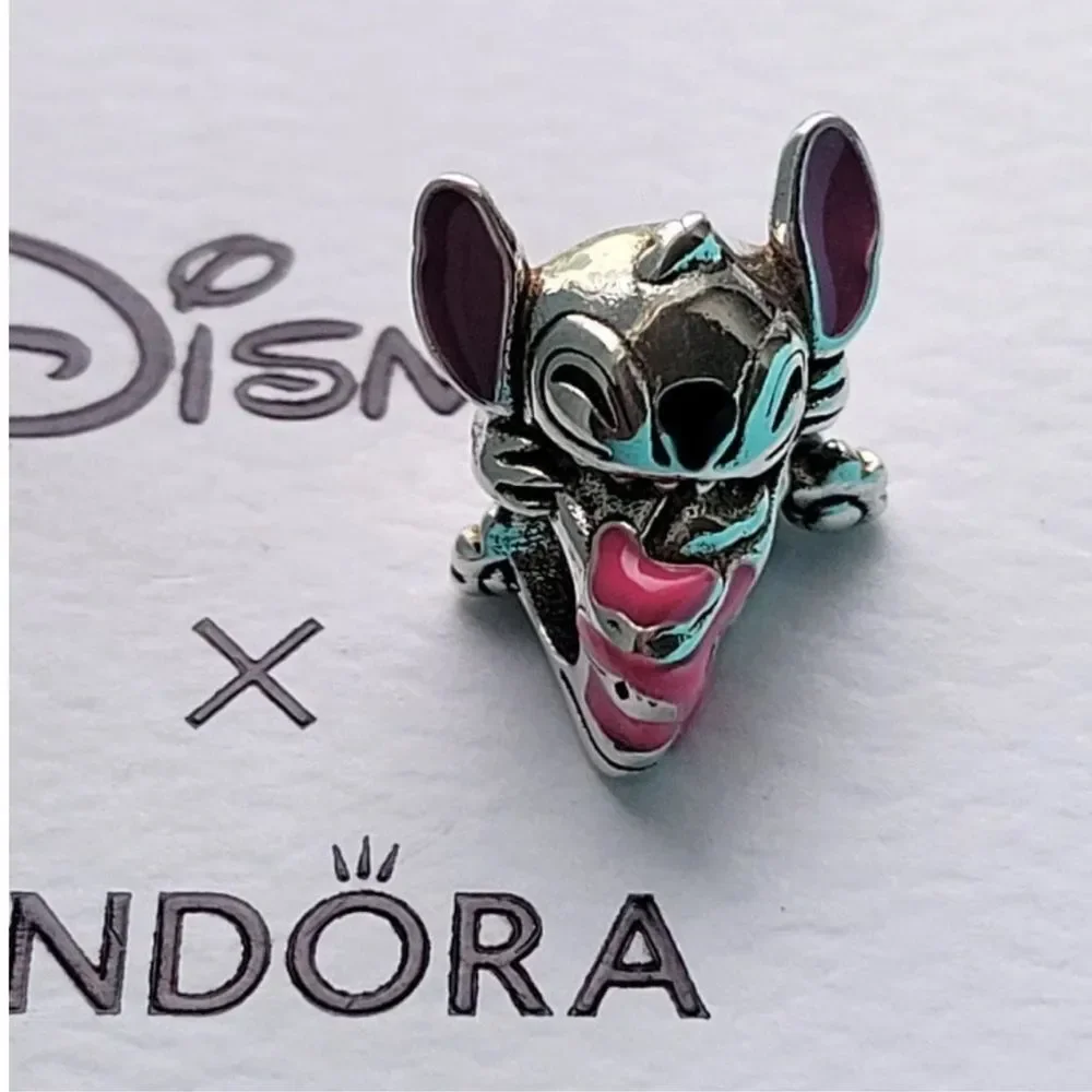 NWOT Lilo & Stitch Birthday Cake Disney x Pandora FIT Silver Charm